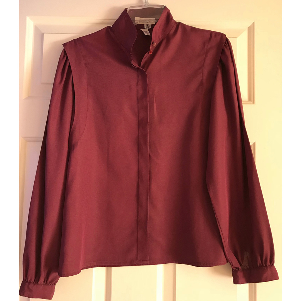 Cassidy Women's Long-Sleeve Dress Blouse, Women's Small, Fine Detailing